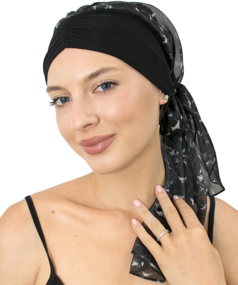 3618 Head Scarf Skull Cap Chemo Patients Headwear Cancer Hair Loss Scarf
